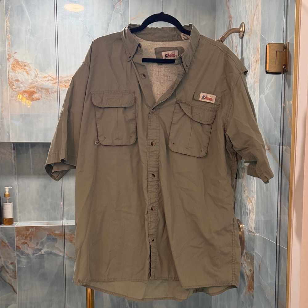 Bass Pro Olive Green Men's Shirt